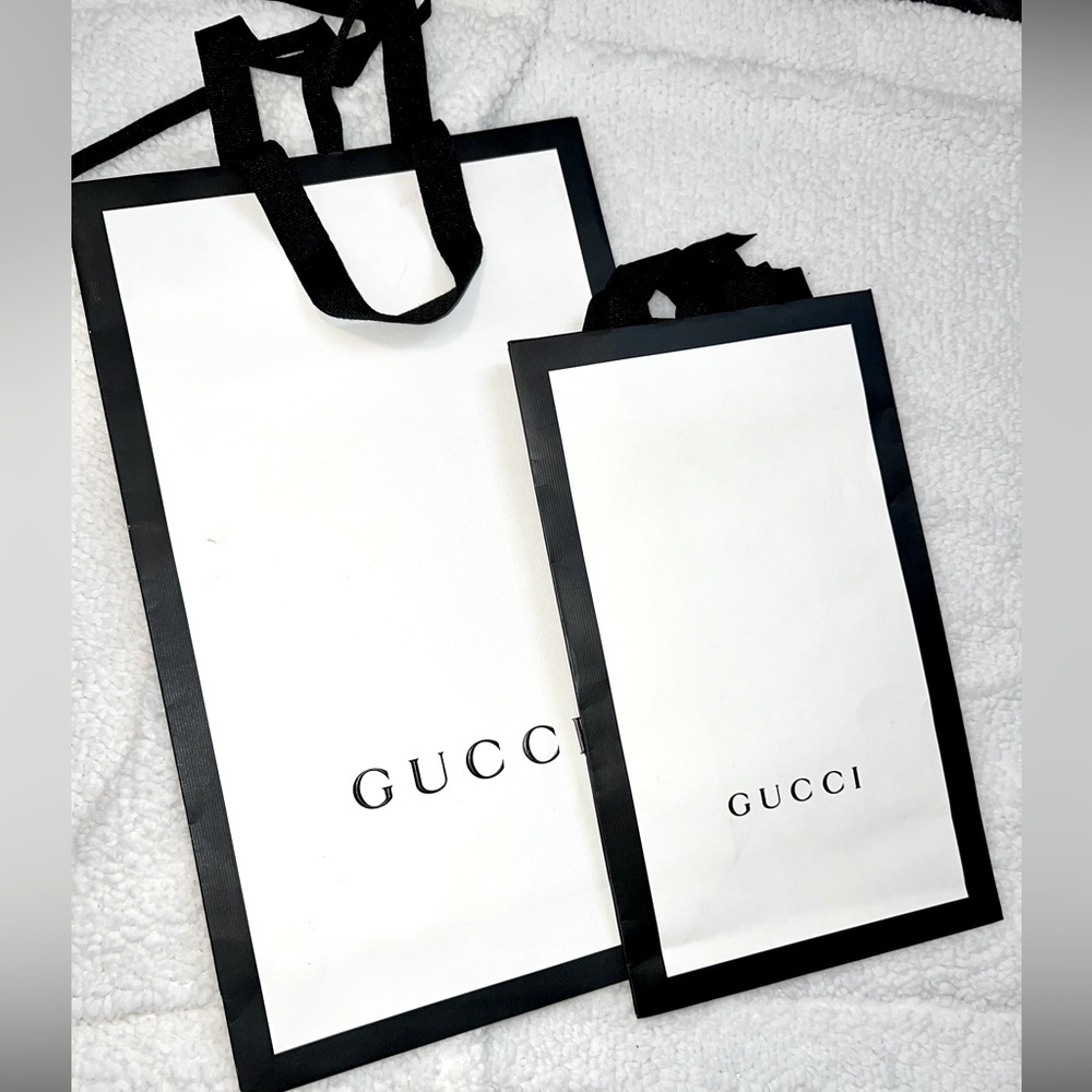 Bundle of two Gucci empty bags